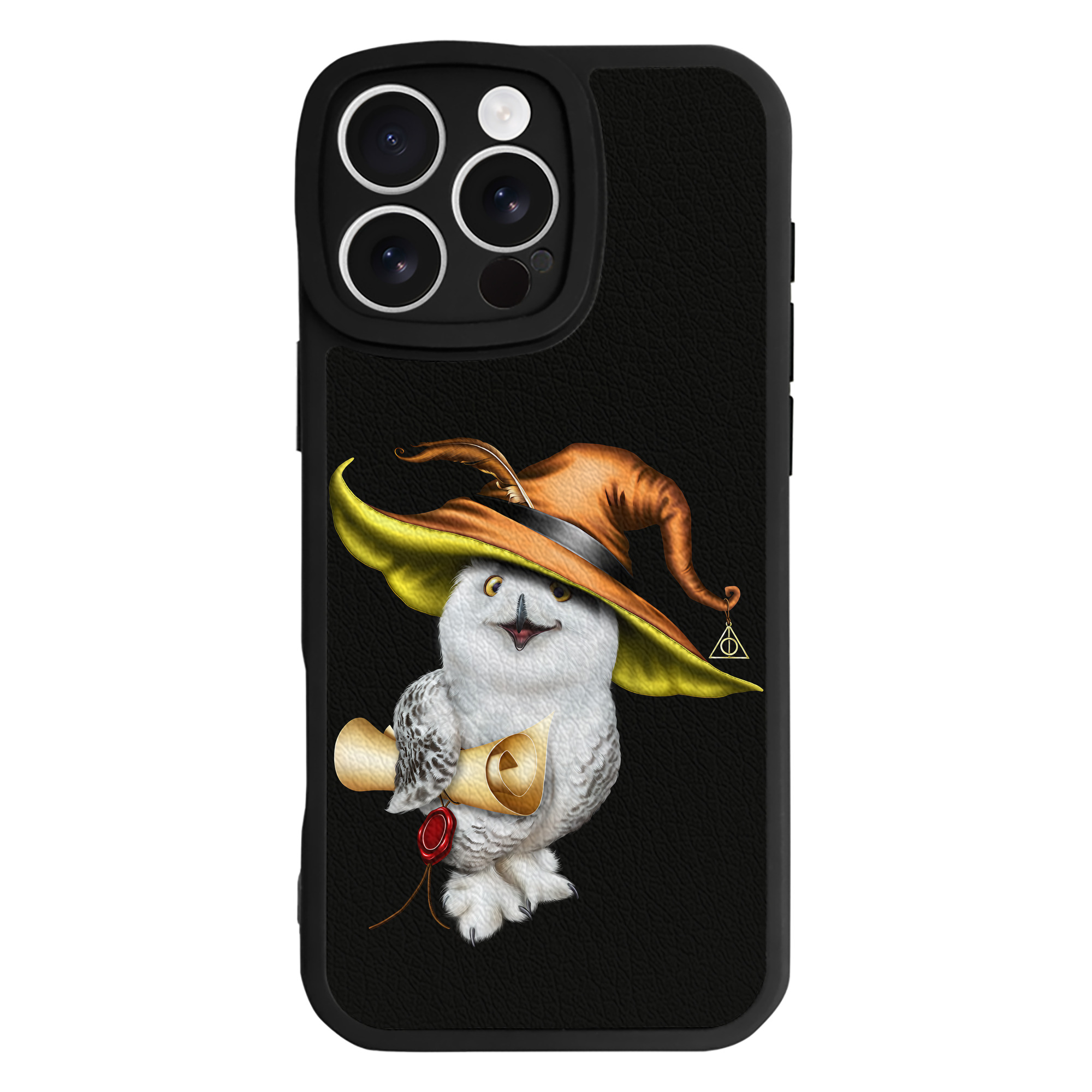 （画像用） Harry Potter ハリー・ポッターシリーズ 【iPhone 16シリーズ対応】シリコンスマホケース（レザー調） 材質：シリコン